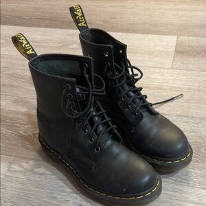 Dr. Martens Black Leather Boots
